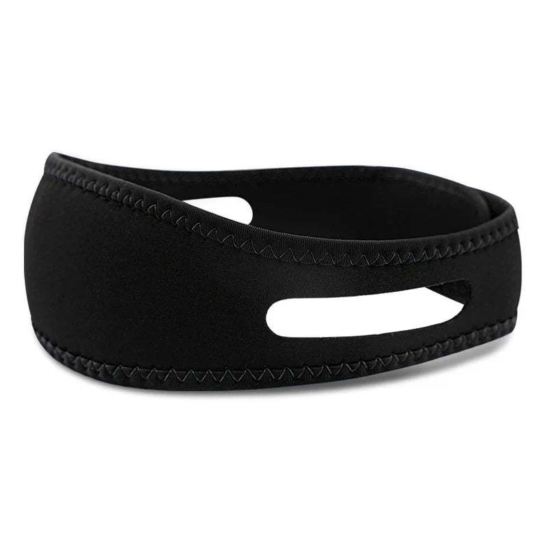 Breathable Anti Snore Chin Strap | Nylon Elastic Mouth Breathing Band for Better Sleep