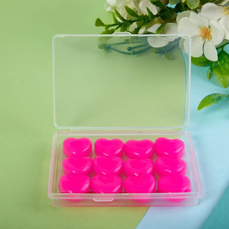 12 Pcs Silicone Ear Plugs Reusable Noise Reduction | Sleeping Protection