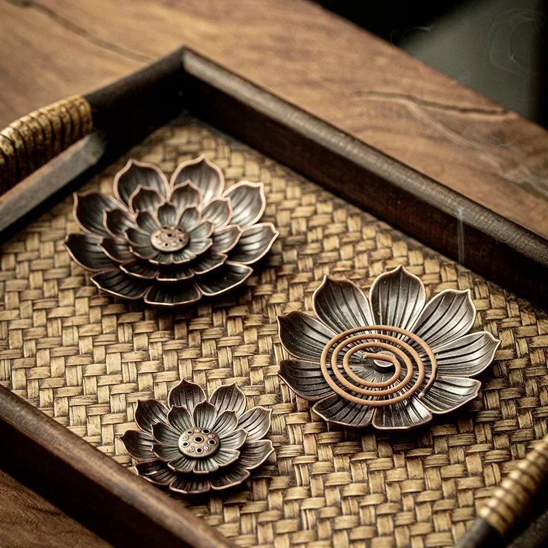 Porous Lotus Incense Holder | Zen Incense Burner Tray