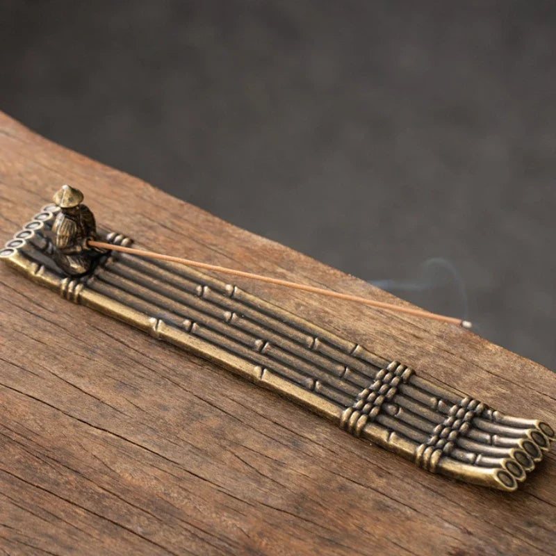 Creative Incense Holder | Japanese Old Men Fishing Incense Stick Burner