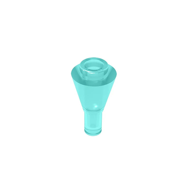 Gobricks GDS-1138 Cone 1 x 1 Inverted with Bar | Building Block for DIY Creations