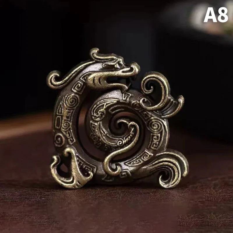 Dragon Turtle Incense Holder | Brass Alloy Incense Burner with Snail Sculpture