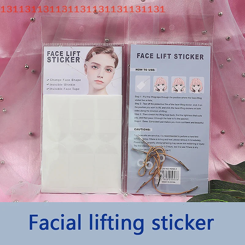 18 Pcs Invisible Face Lifting Stickers | V-Shape Instant Skin Tightening Tape