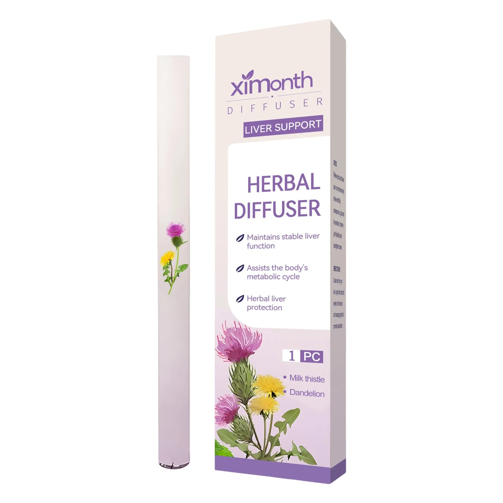 Herbal Blend Diffuser | Aromatherapy Inhaler for Focus and Relaxation