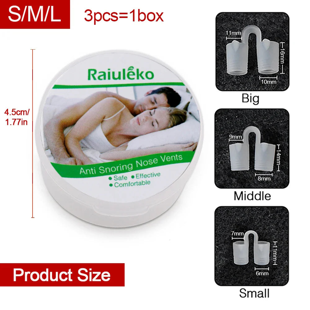Anti Snoring Nasal Dilator | Nose Clip for Silent Sleep Aid