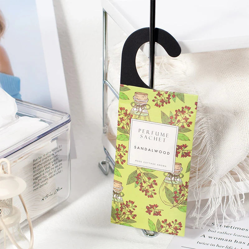 Large 1-Pack Eucalyptus Peppermint Hanging Closet Deodorizer | Long Lasting Scented Sachet