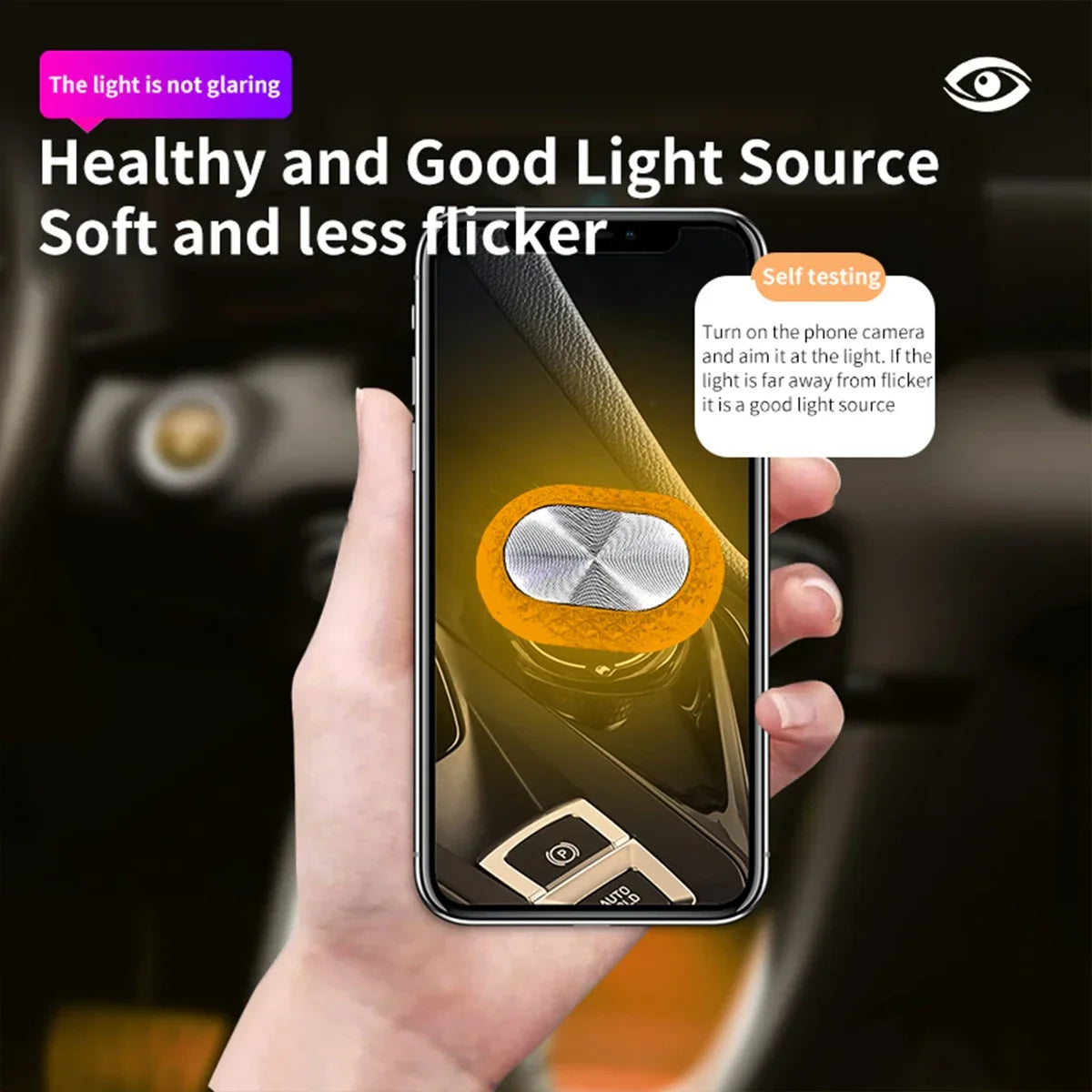 Car Interior LED Ambient Light | Mini USB Decoration Light with RGB Colors