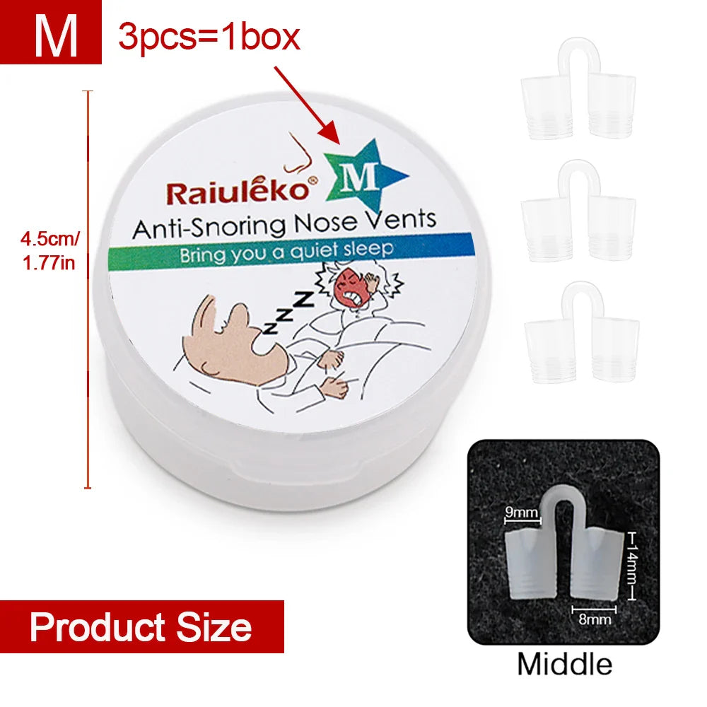 Anti Snoring Nasal Dilator | Nose Clip for Silent Sleep Aid