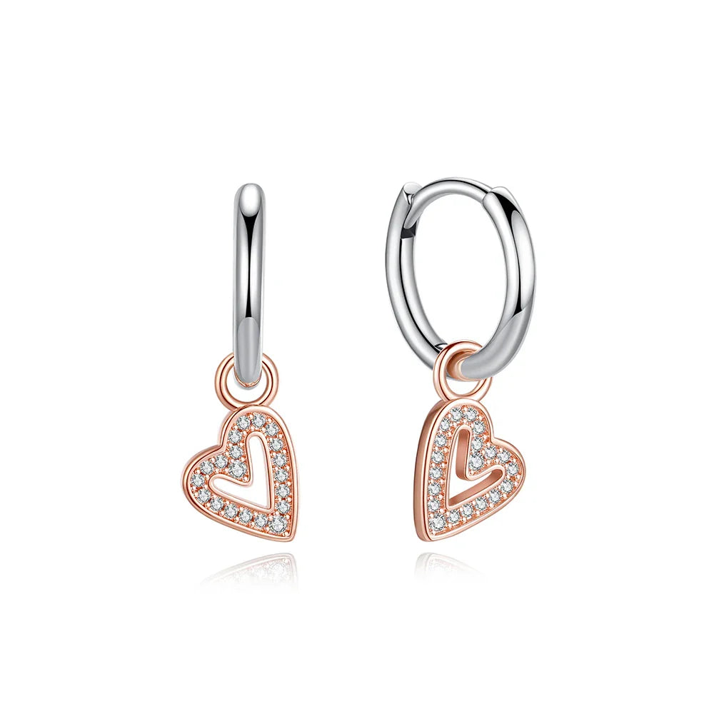 925 Sterling Silver Earrings | Women's Trendy Stud and Hoop Jewelry with Cubic Zirconia