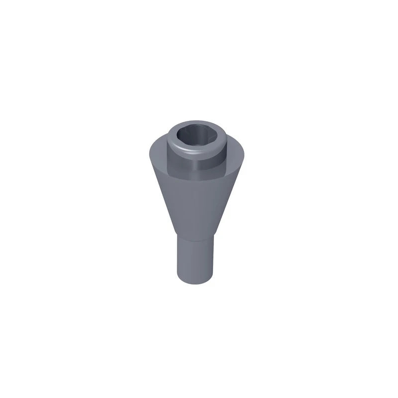Gobricks GDS-1138 Cone 1 x 1 Inverted with Bar | Building Block for DIY Creations