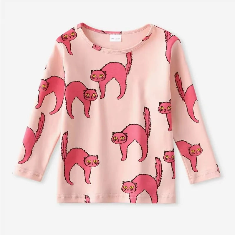 Kids Cotton Sweatshirt | Unisex Cartoon Top for Toddlers