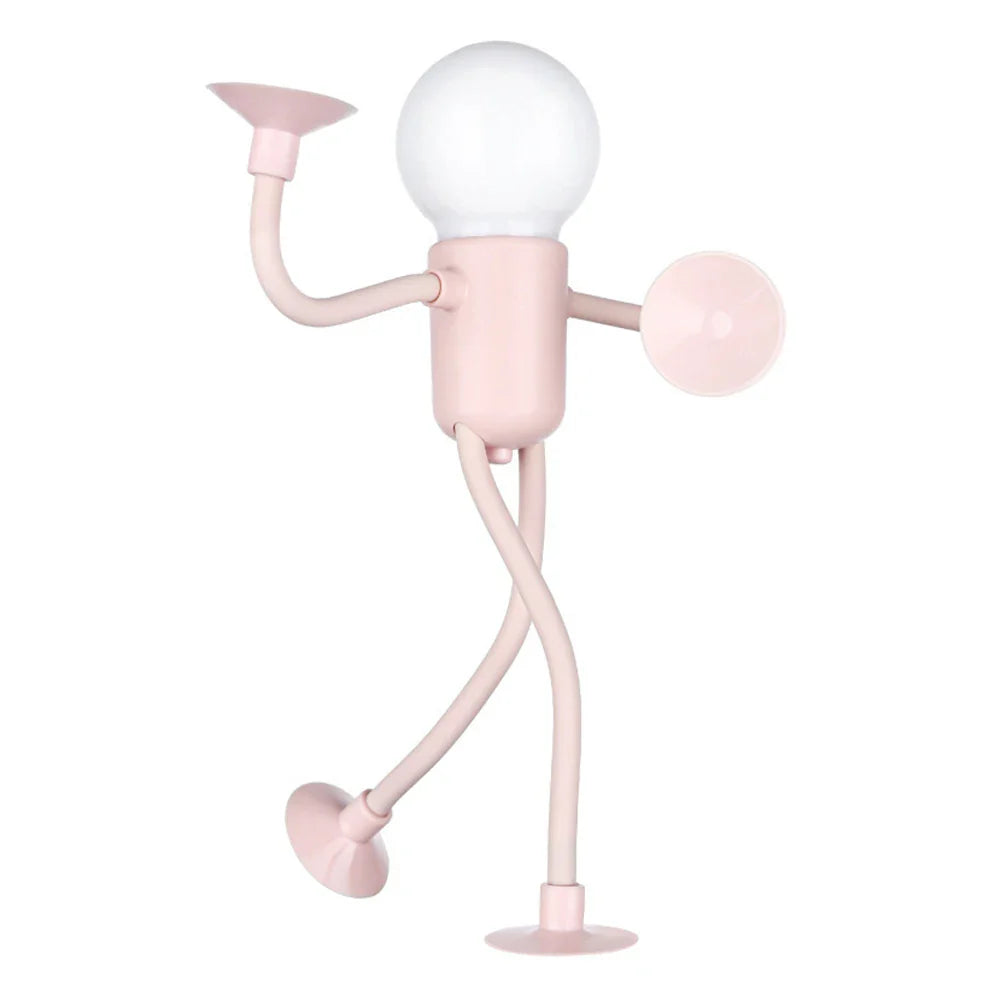 Cartoon Sportsman Night Light | Bendable Suction Cup Desk Lamp