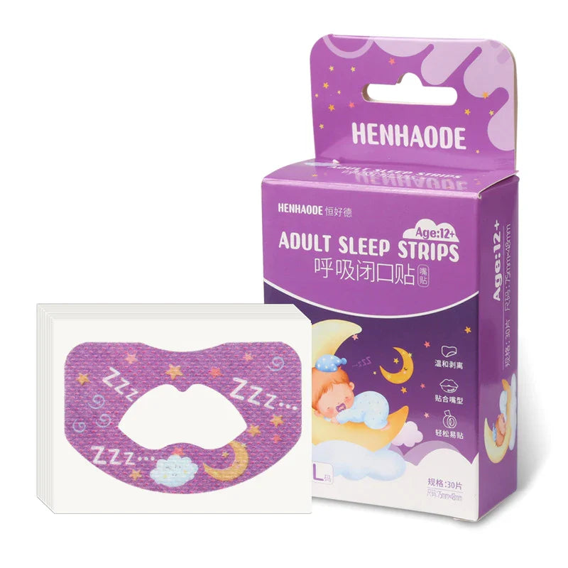 30 Pieces Breathing Correction Patch | Cartoon Anti-Snoring Stickers for Kids and Adults