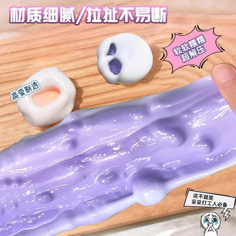 Moldable Squishy Toy Mochi Stress Relief Ball | Slow Rise DIY Air Pump Decompression Sensory Toy
