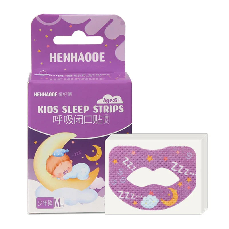 30 Pieces Breathing Correction Patch | Cartoon Anti-Snoring Stickers for Kids and Adults