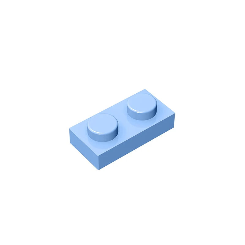 Gobricks Plate 1 x 2 Building Blocks 6225 Pieces | Compatible with Lego 3023