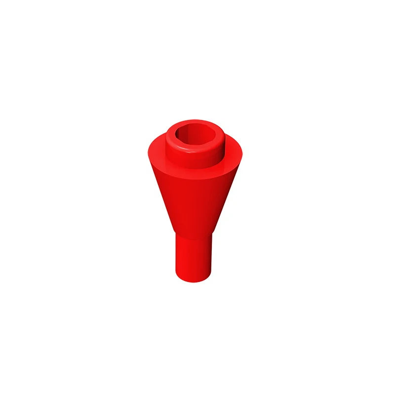 Gobricks GDS-1138 Cone 1 x 1 Inverted with Bar | Building Block for DIY Creations