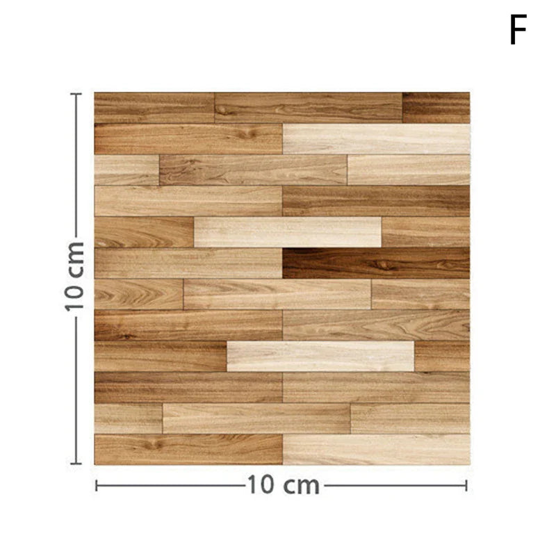 1:12 Dollhouse Miniature Grain Floor Wallpaper Tiles Sticker | Bathroom Living Room Decor
