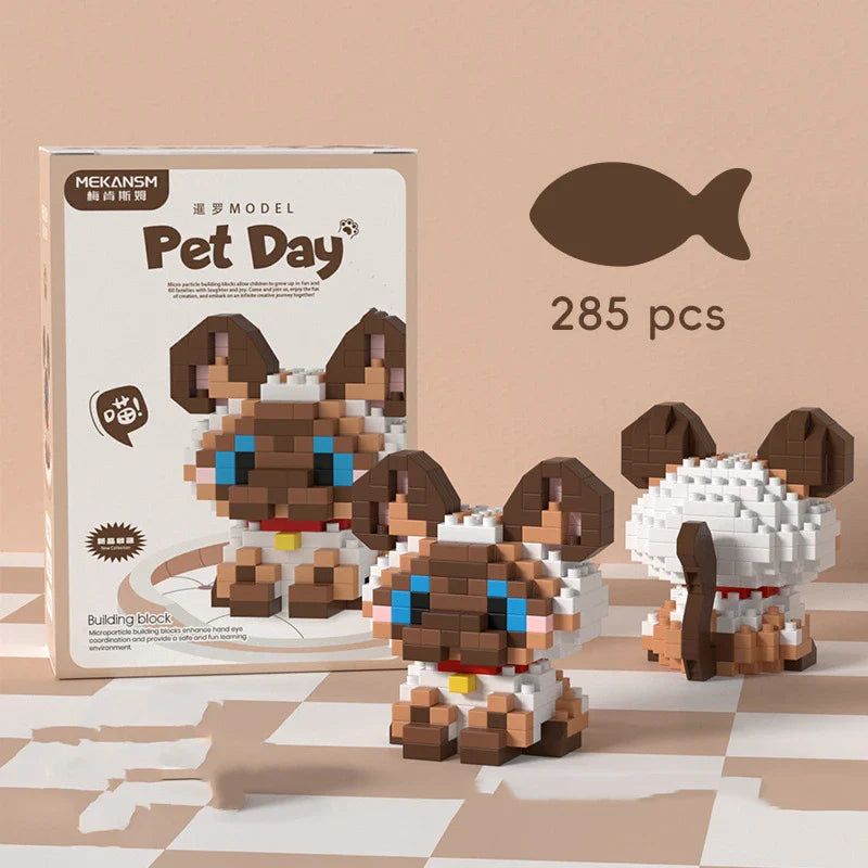18 in 1 Pet Animal Building Blocks Set | Kids Educational Toy