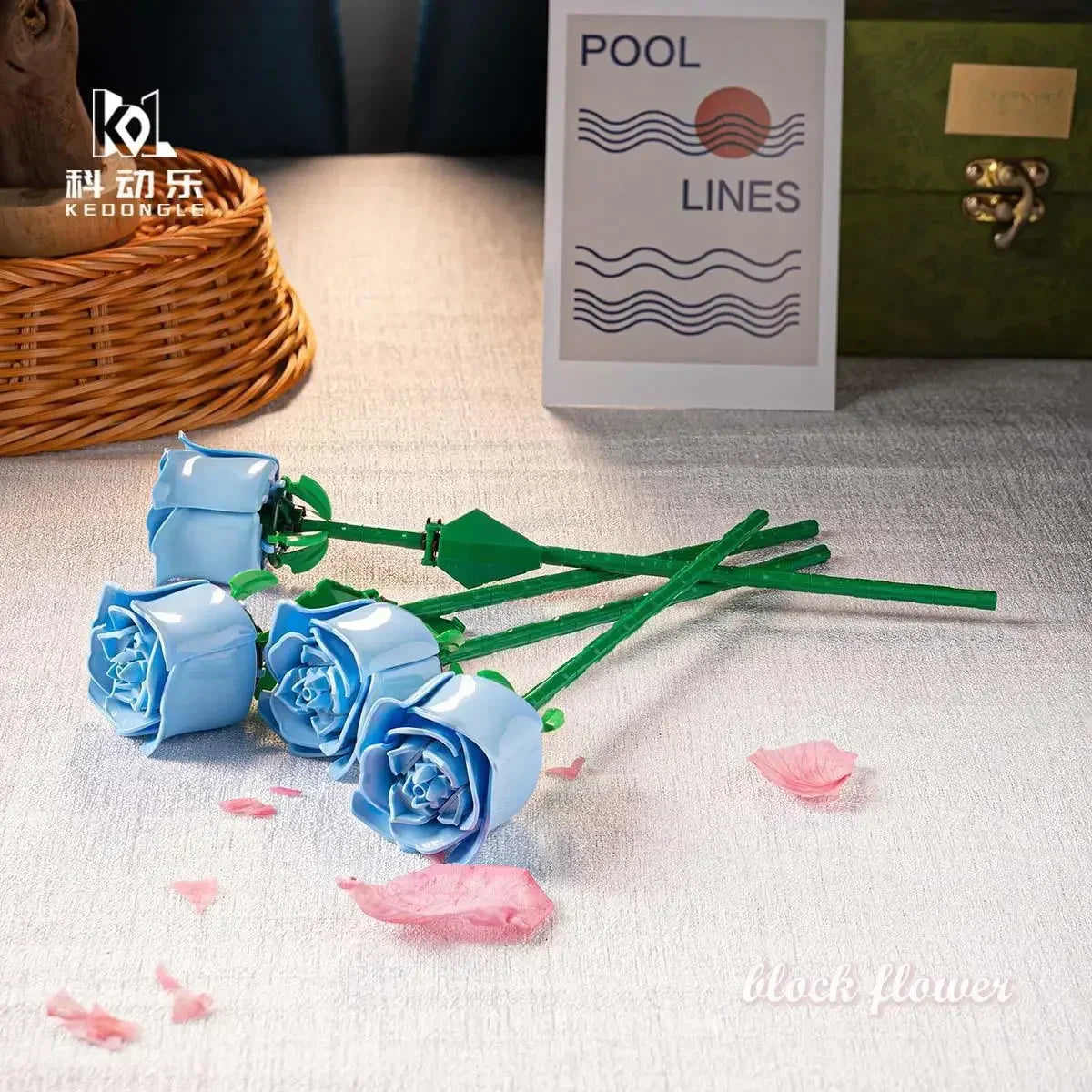 Eternal Flower Rose Building Block Set | Compatible Gift for Valentine's Day Teachers Day