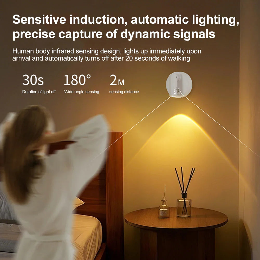 LED Light Magnetic USB Rechargeable Wall Light | Dimmable Reading Spotlight