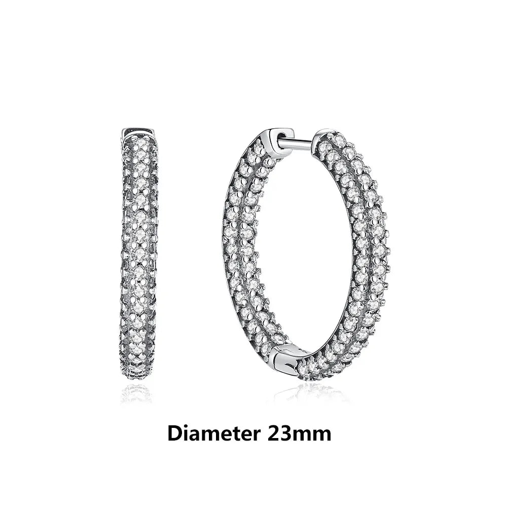 925 Sterling Silver Earrings | Women's Trendy Stud and Hoop Jewelry with Cubic Zirconia