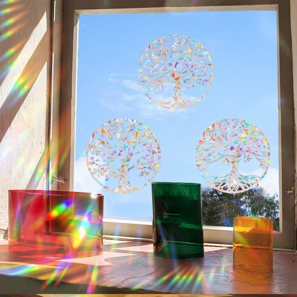 Rainbow Reflective Sticker | PVC Waterproof Window Decal