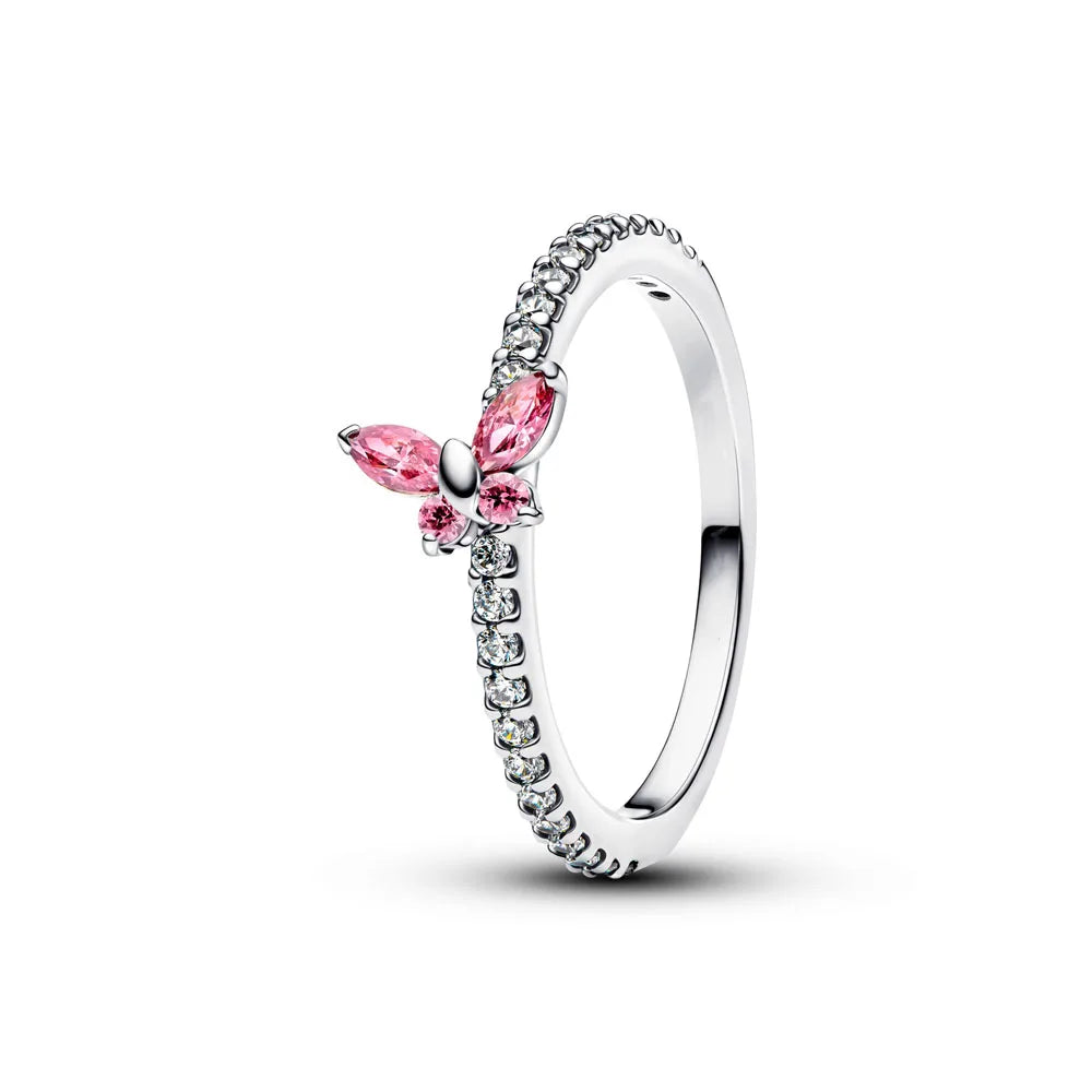 925 Sterling Silver Lotus Bow Ring | Elegant Women's Gift Ring