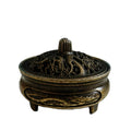 Mini Alloy Antique Three-legged Aromatherapy Stove | DIY Incense Burner for Tea Ceremony Decor