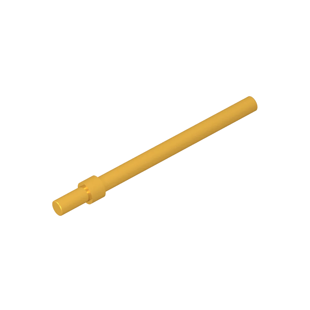 Gobricks GDS-905 Bar 6L with Stop Ring | Technical Building Block Piece Compatible with Lego 63965