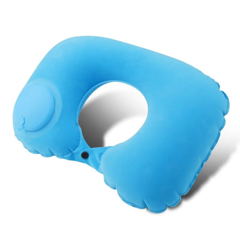 2025 New Inflatable Travel Neck Pillow | Portable U-Shaped Support Pillow