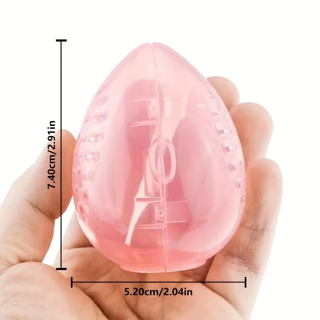 Clear Makeup Sponge Case | Transparent Beauty Blender Holder for Travel