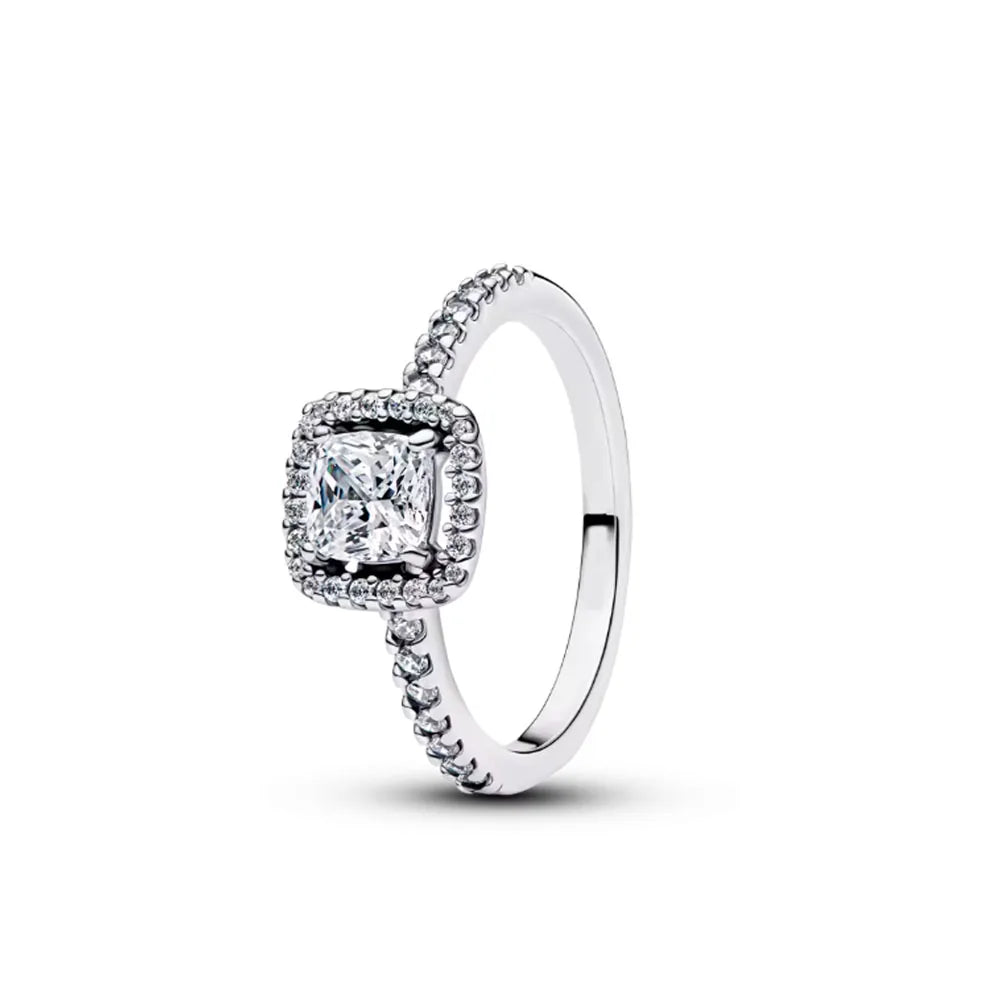 925 Silver Heart Floral Butterfly Ring | Women's Luxury Wedding Band