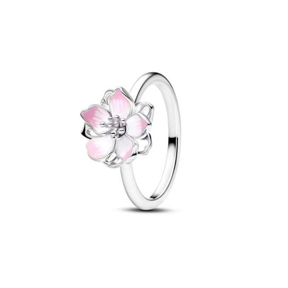 925 Sterling Silver Lotus Bow Ring | Elegant Women's Gift Ring