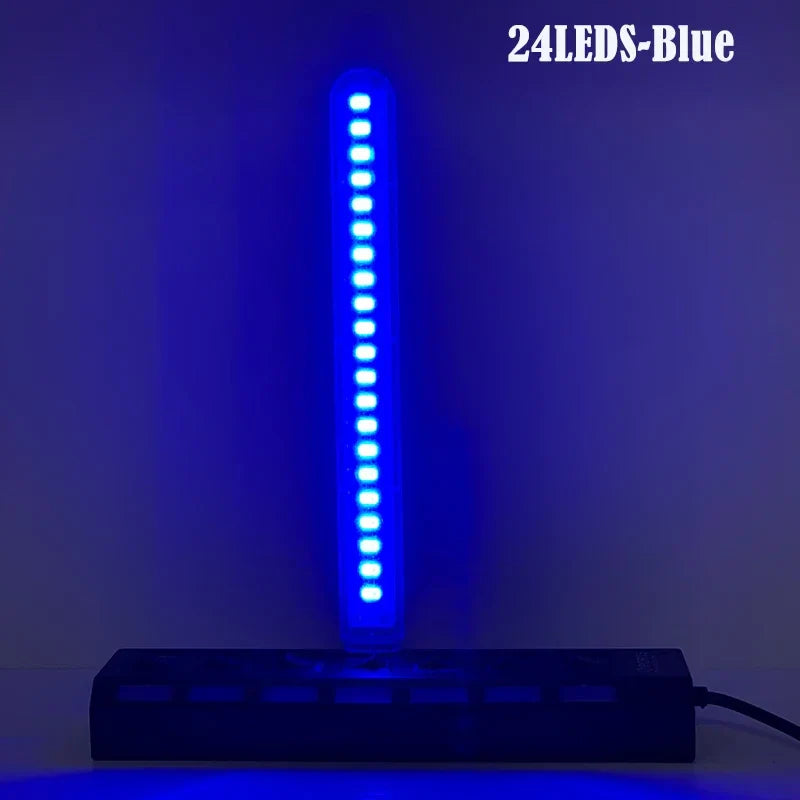 DC5V 24LED USB Night Light | 7 Color Atmosphere Lamp for Live Streaming