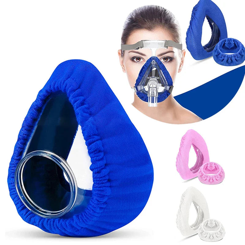 CPAP Mask Liners for Full Face Masks | Moisture Wicking, Pressure Reducing, Washable Cotton Cover