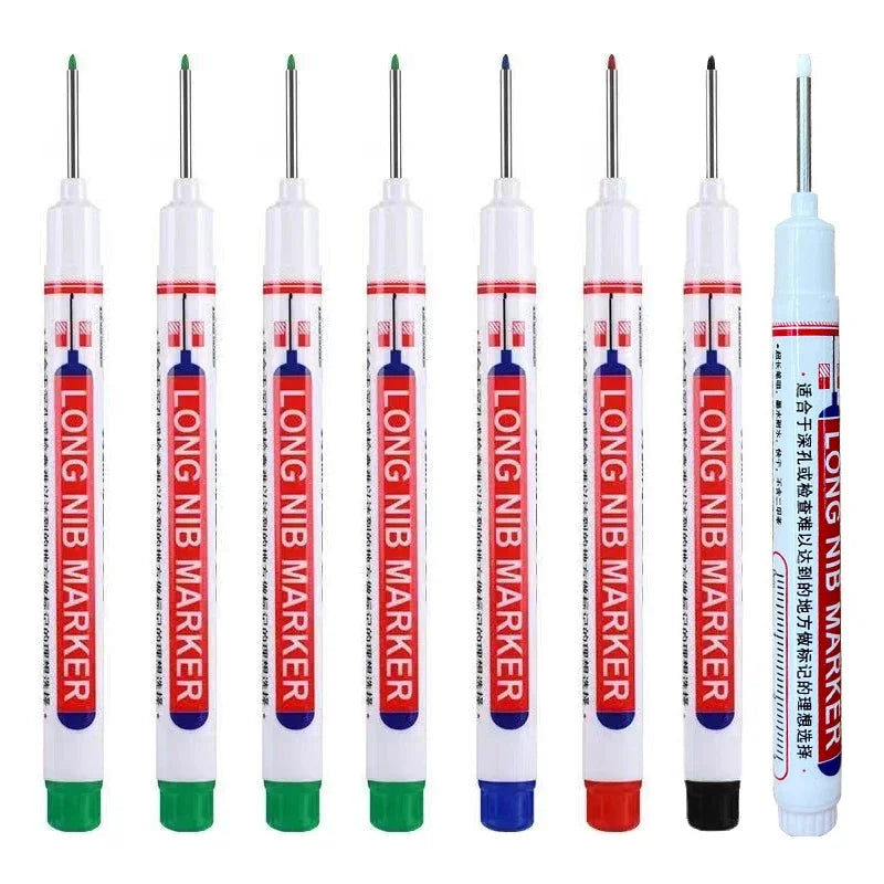 20mm Long Nib Markers for Deep Hole Marking | BSIDE Multi-Purpose Pen Set