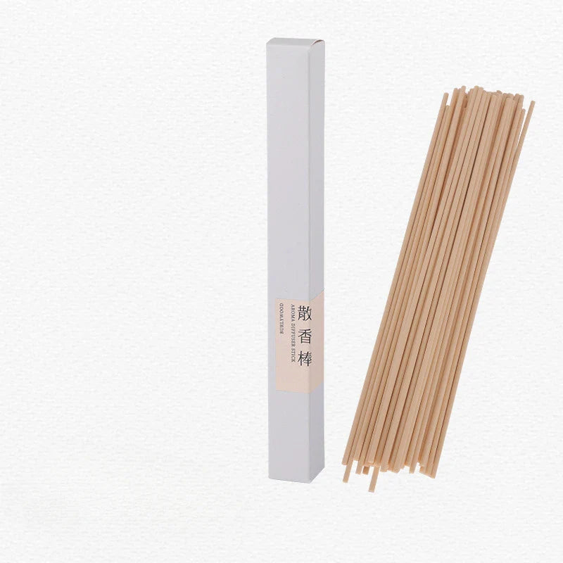 50pcs 2-3.5mm Reed Diffuser Replacement Sticks | Extra Thick Rattan Aromatherapy Refill Sticks