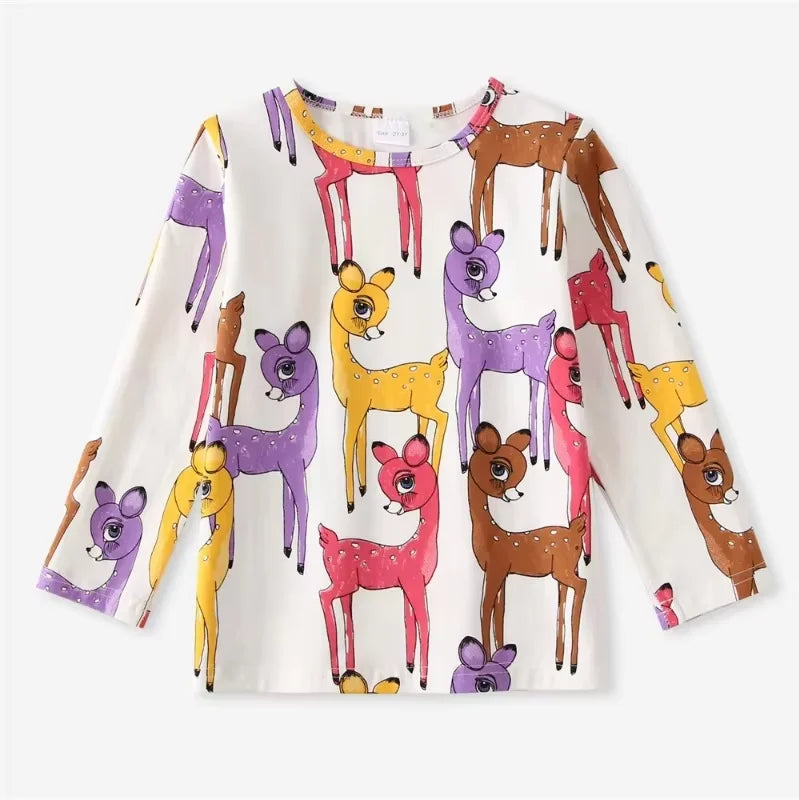 Kids Cotton Sweatshirt | Unisex Cartoon Top for Toddlers
