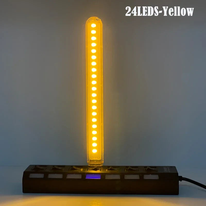 DC5V 24LED USB Night Light | 7 Color Atmosphere Lamp for Live Streaming