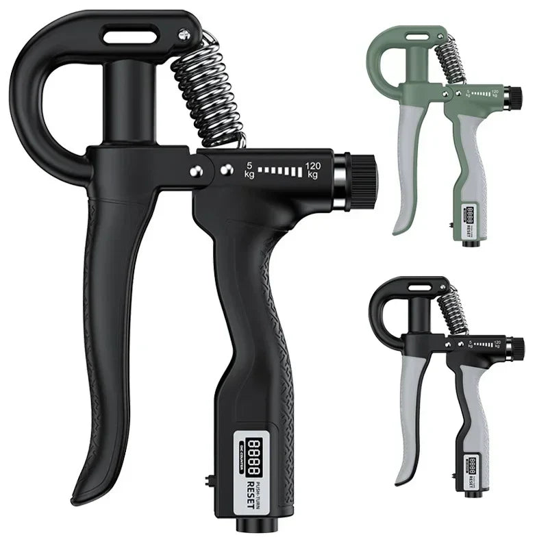 Adjustable Hand Gripper | 5-120 kg Heavy Finger Strengthener for Muscle Recovery