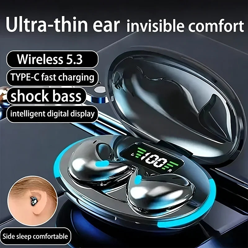 2026 Wireless Bluetooth Earbuds | Noise Cancelling Sport Headphones for Sleep, Gaming and Work