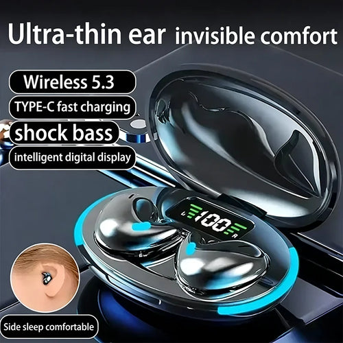 2026 Wireless Bluetooth Earbuds | Noise Cancelling Sport Headphones for Sleep, Gaming and Work