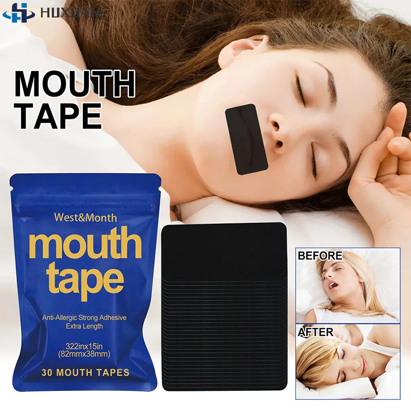 Stop Snoring Patch | Gentle Mouth Tape for Better Sleep and Nose Breathing