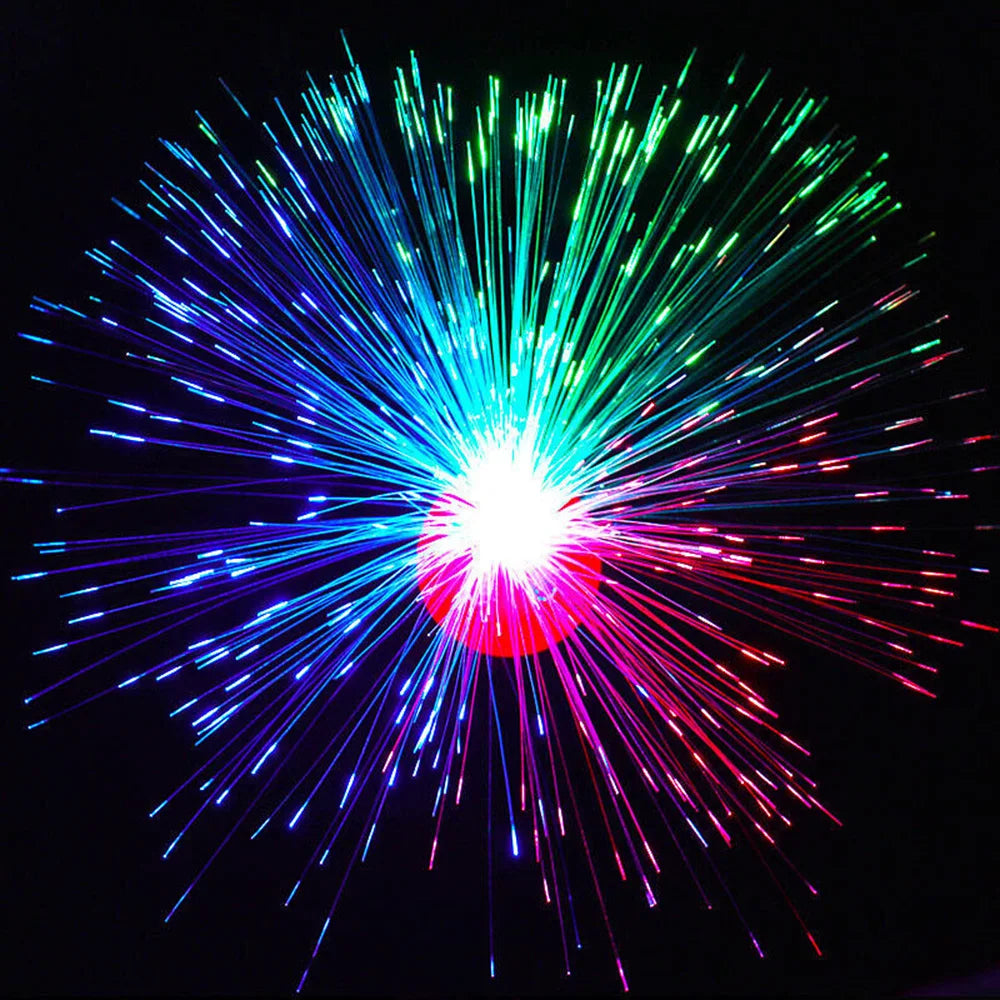 LED Fiber Optic Lamp Star Sky Light | Multicolor Holiday Wedding Centerpiece Decoration