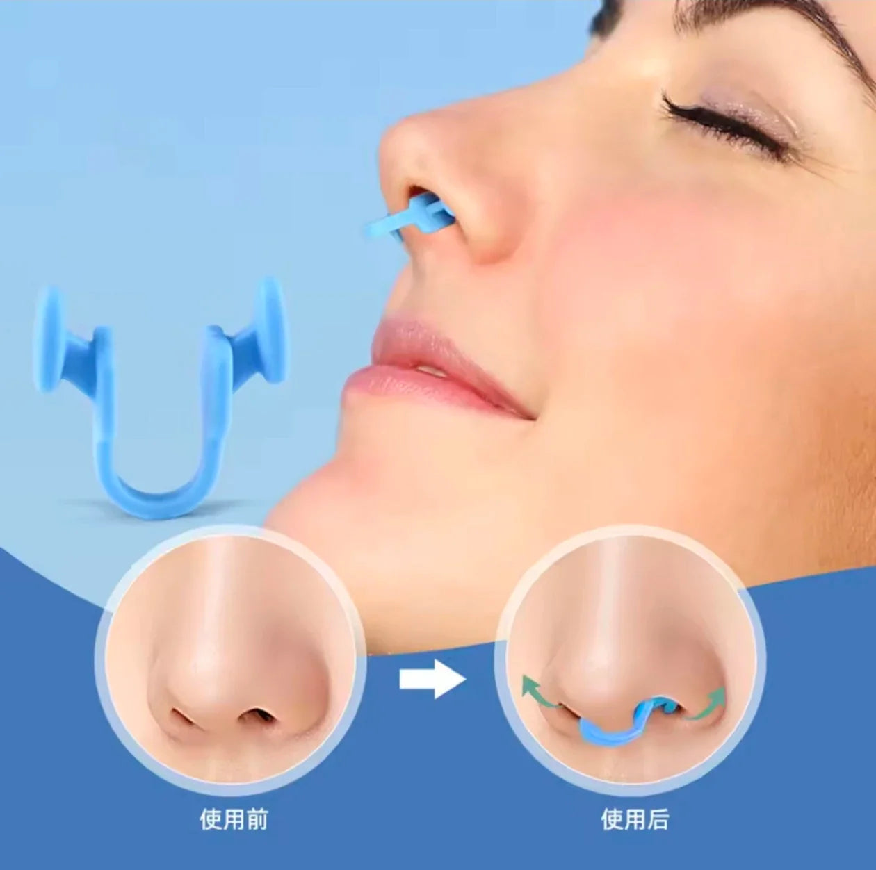 Nasal Snoring Aid for Adults | 2-in-1 Anti-Snoring and Nasal Congestion Reliever