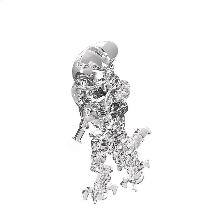 Alien Robot Monster Building Blocks | Creative Horror Movie Building Toy Set
