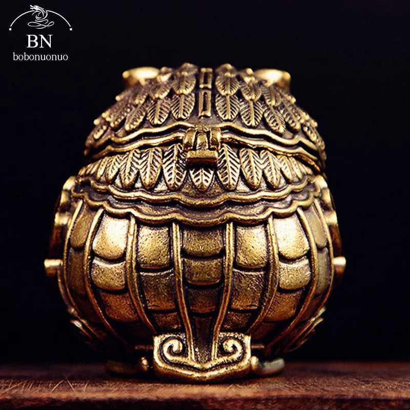 Antique Owl Incense Burner | Vintage Copper Home Decor and Desk Ornament