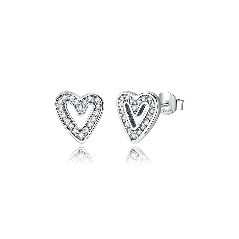 925 Sterling Silver Earrings | Women's Trendy Stud and Hoop Jewelry with Cubic Zirconia