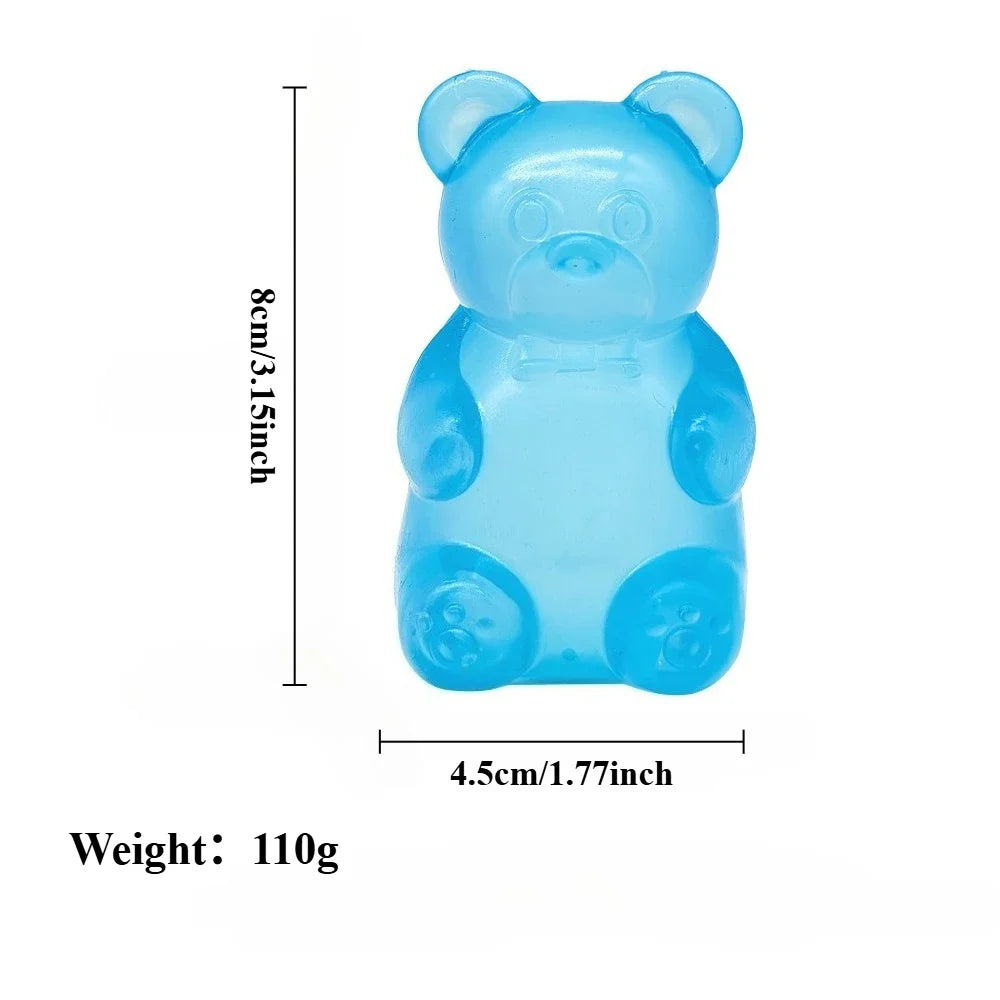Squishy Mini Cute Bear Maltose Squeeze Toy | Stress Relief Fidget Sensory Toy for Kids and Adults